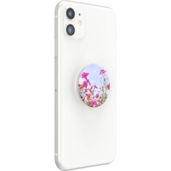 PopSocket Stylish PopGrip PopTop Cell Phone Joy Grip & Stand Fuchsia Bloom NWT - Picture 5 of 6